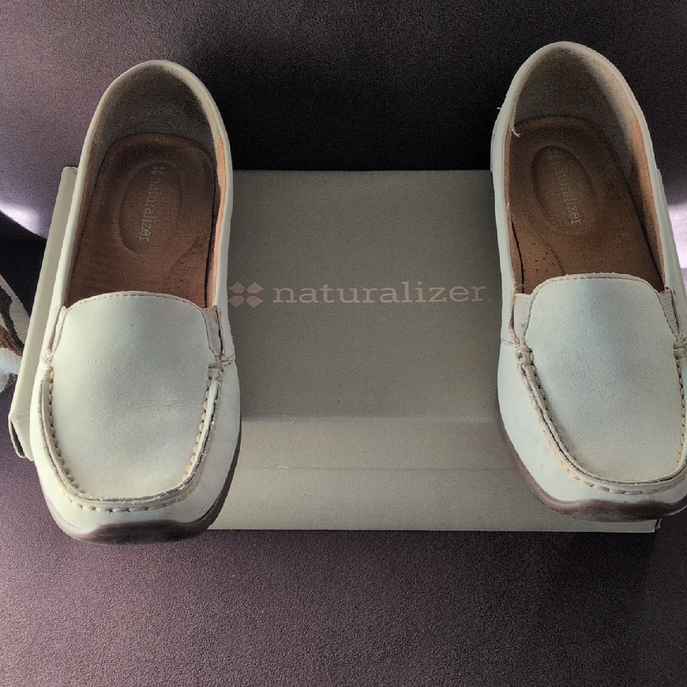 Naturalizer Cream Slip-On Shoes